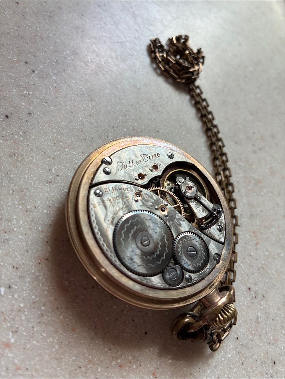 Antique Elgin Working Pocket Watch Railroad Grade - Picture 6 of 11